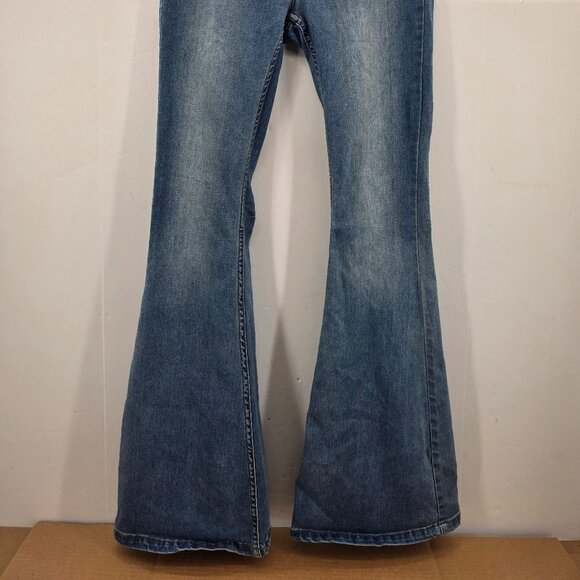 Free People Just Float On Flare Jeans Womens   Blue Stretch 29 x 34 - Picture 14 of 16